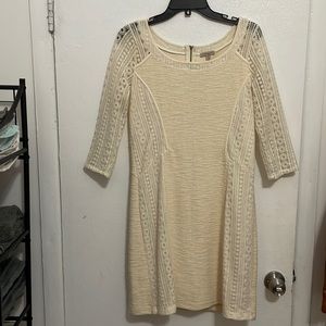 Anthropology White Dress